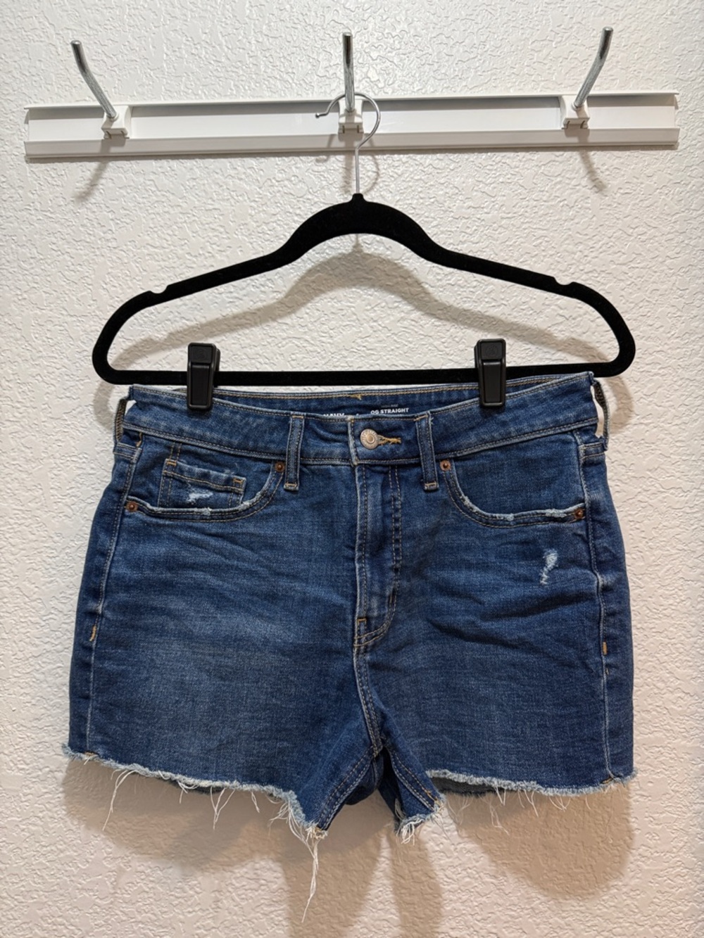 Old Navy Distressed Denim Cutoff Shorts - Blue